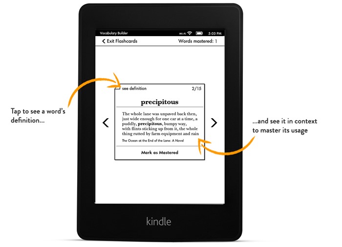flashcards, flashcards Kindle, fiszki, fiszki Kindle, słownictwo, nauka Kindle, czytnik, e-book 