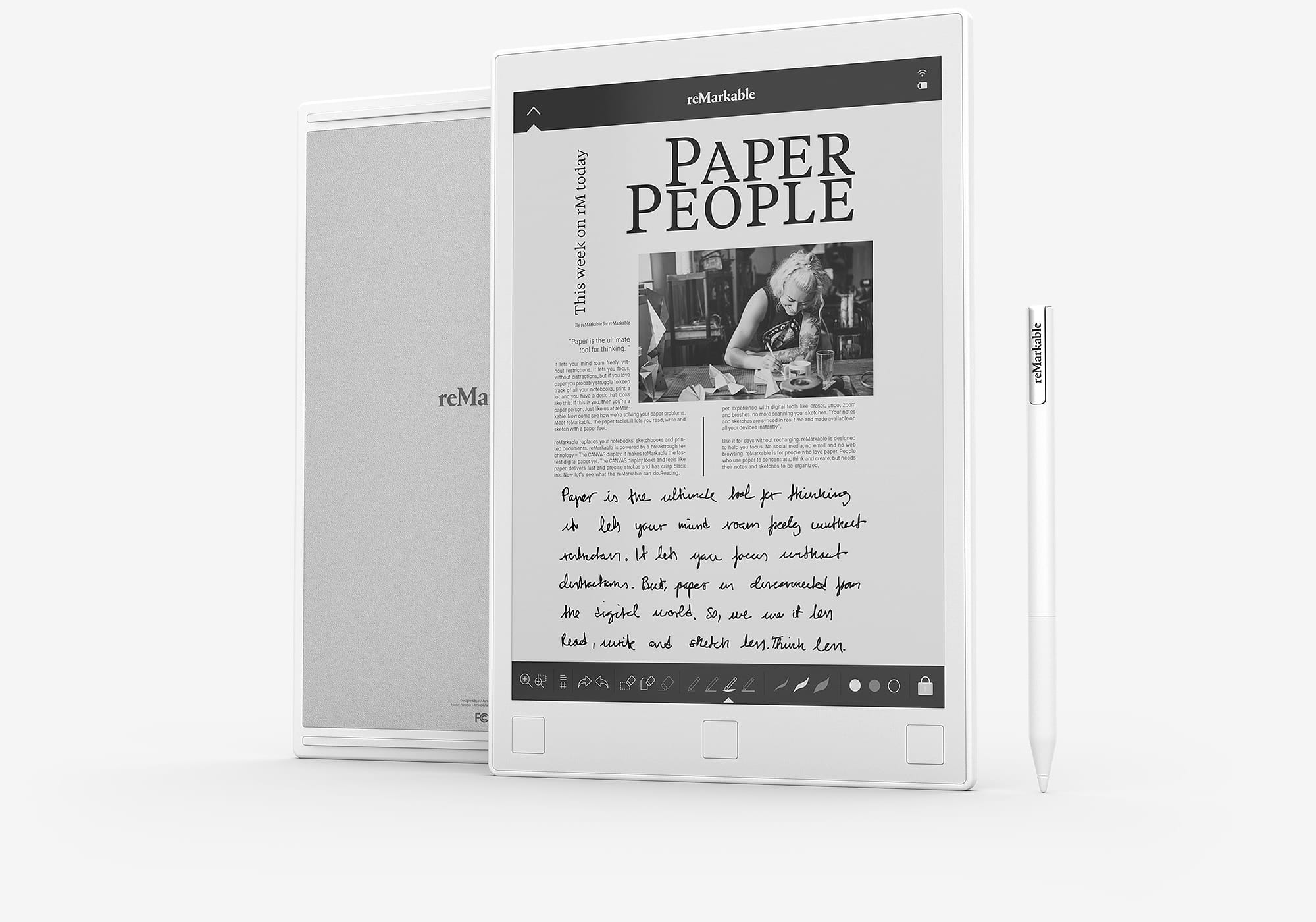 reMarkable - tablet przeznaczony do robienia notatek