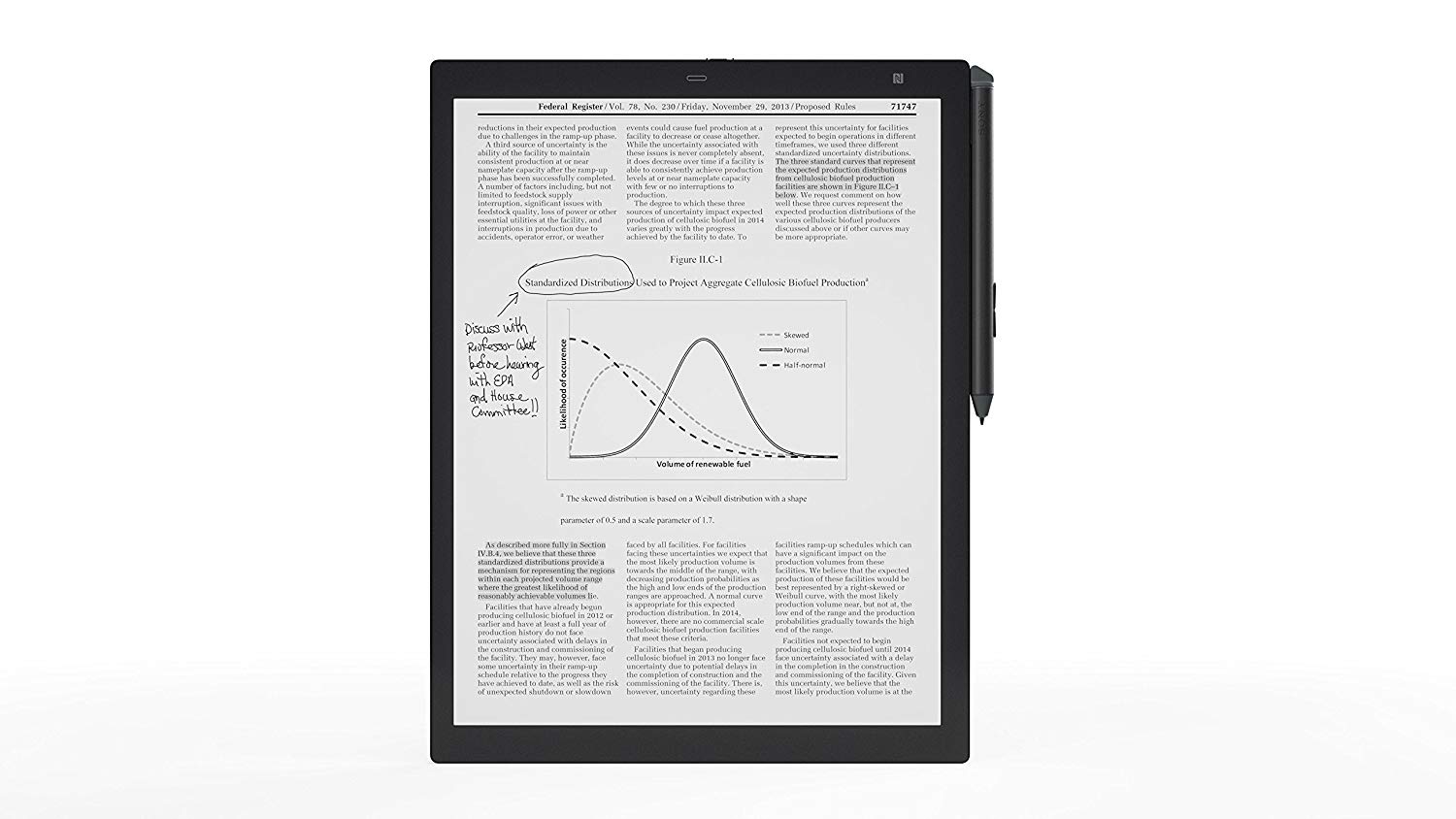 Sony Digital Paper - doskonałe urządzenie do robienia notatek