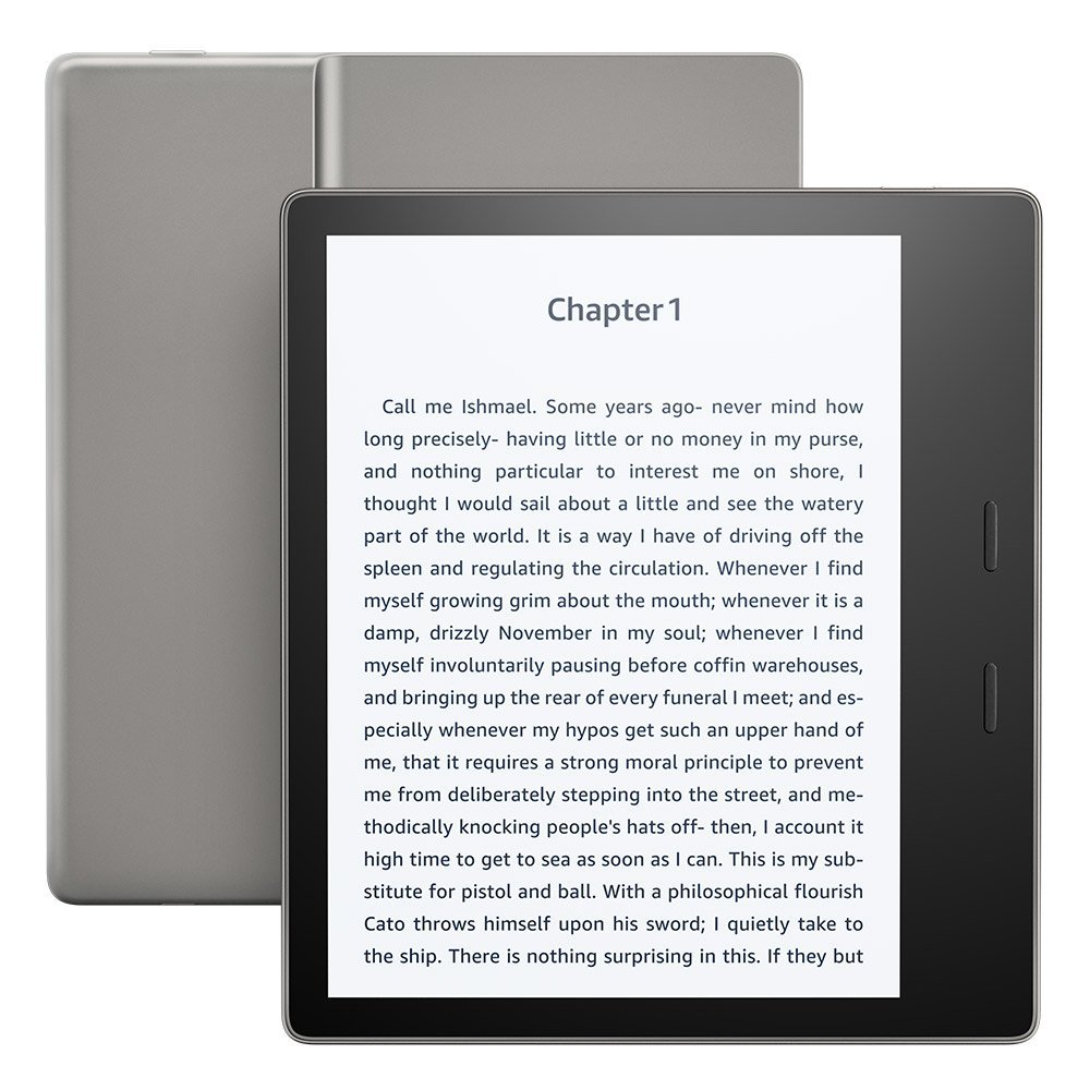 Kindle Oasis - przyciski z jednej strony ekranu