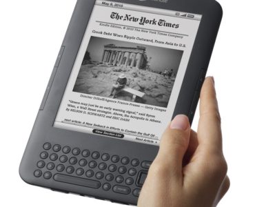 Kindle 3 - przyciski na krawędzi ekranu