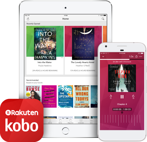 Aplikacja Kobo - audiobooki na iPadzie i iPhonie