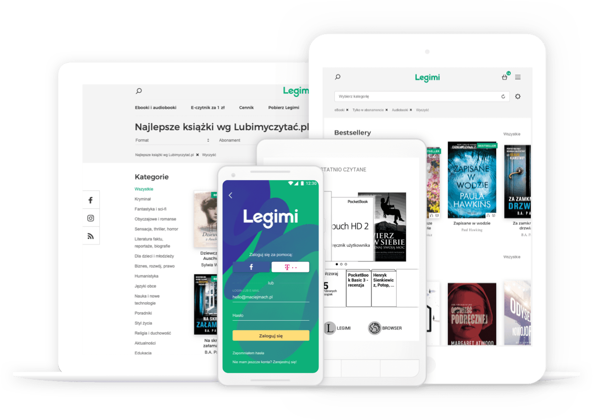 Legimi - słuchanie audiobooków na iPhonie i iPadzie