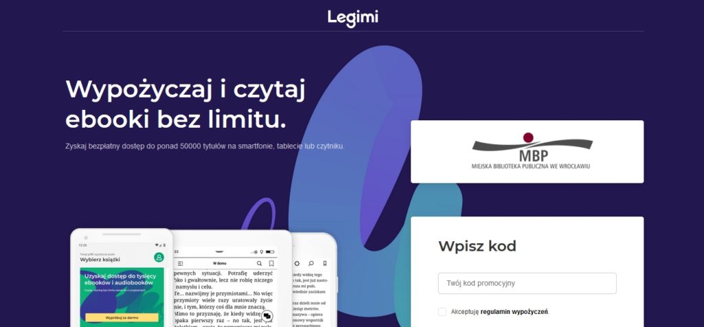 Legimi w bibliotece publicznej