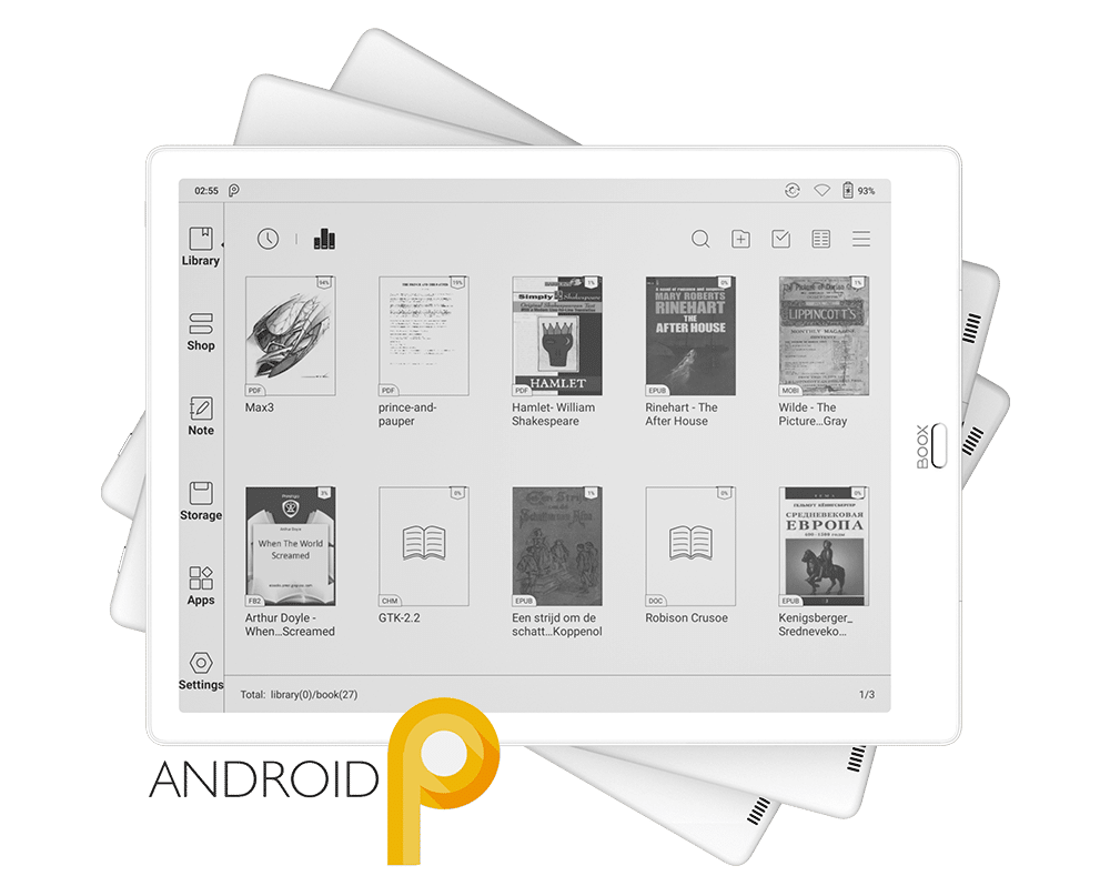 Onyx Boox Max 3 to pierwsze urządzenie z ekranem E Ink, które zostało oryginalnie wyposażone w Androida 9.0