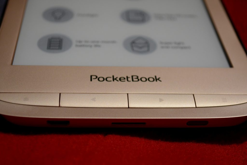 PocketBook Touch Lux 4 Gold (przyciski fizyczne)