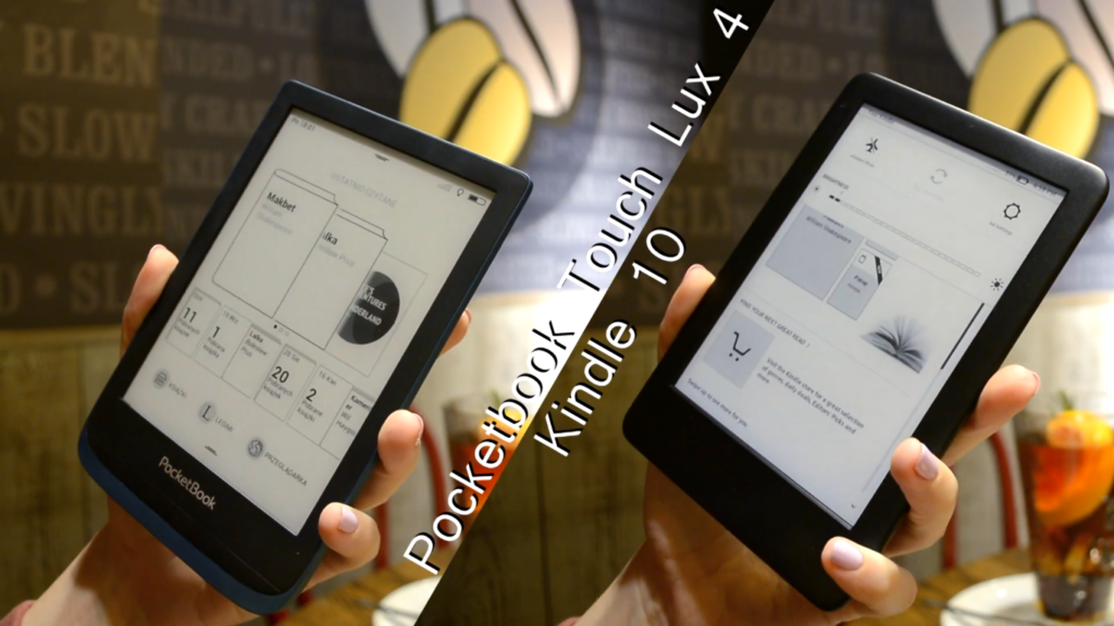 PocketBook Touch Lux 4 vs Kindle 10