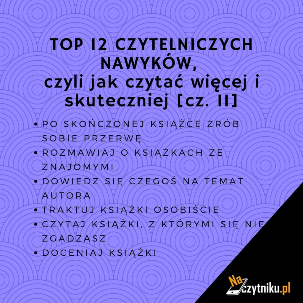 Top 12 czytelniczych nawyków