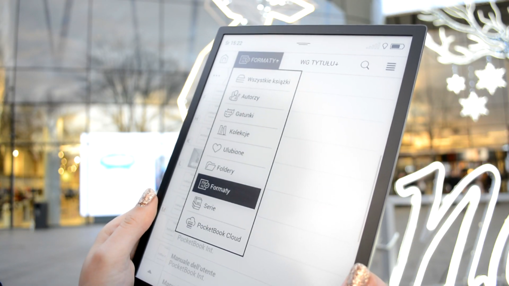 Segregowanie ebooków na PocketBooku InkPad X