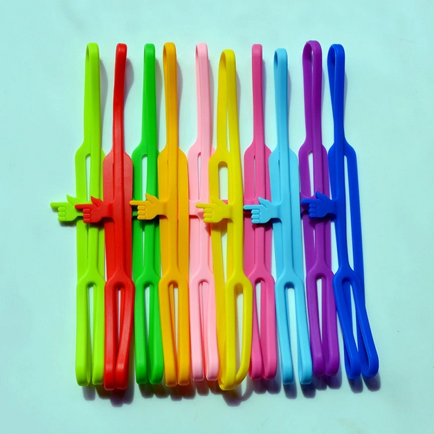 Silikonowe zakładki do książek z AliExpress