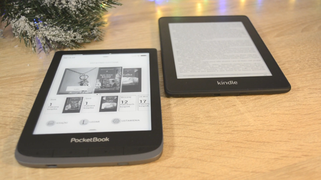 PocketBook Touch HD 3 vs Kindle Paperwhite 4 (design)