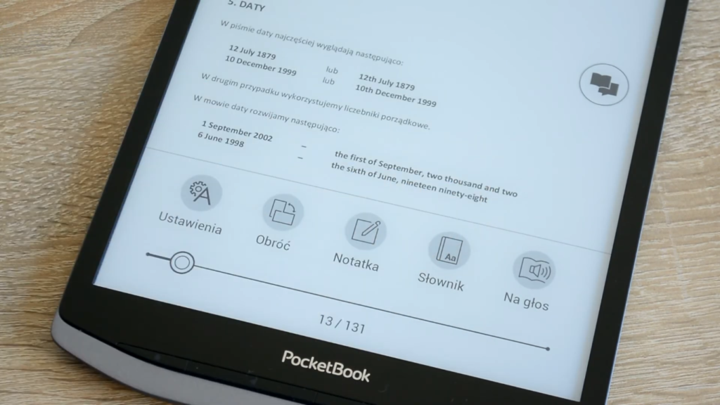5 narzędzi od obsługi plików PDF i książek EPUB na czytniku PocketBook InkPad X