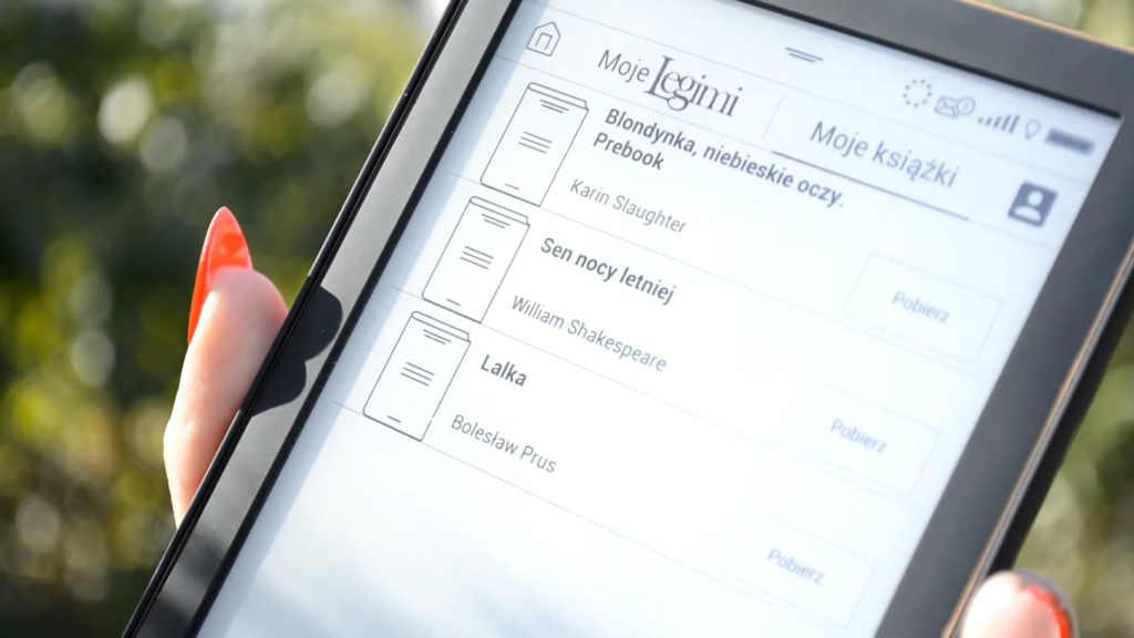 Pobieranie ebooków z Legimi na czytnik ebooków PocketBook