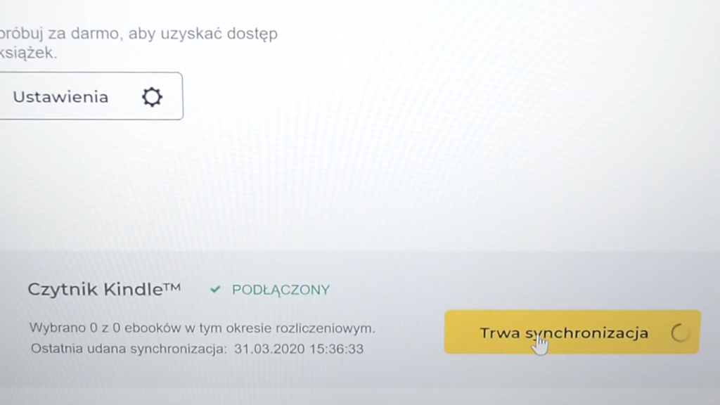 Synchronizacja ebooków z Legimi z czytnikiem ebooków Kindle