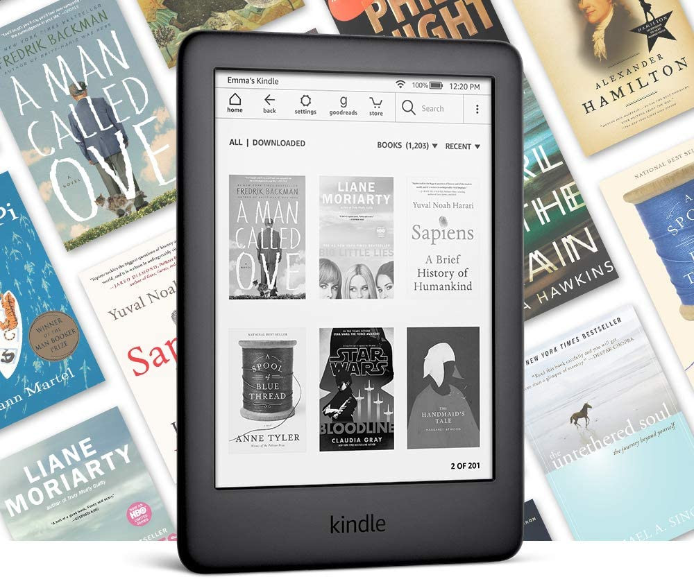 Okładki ebooków na e-czytniku Kindle