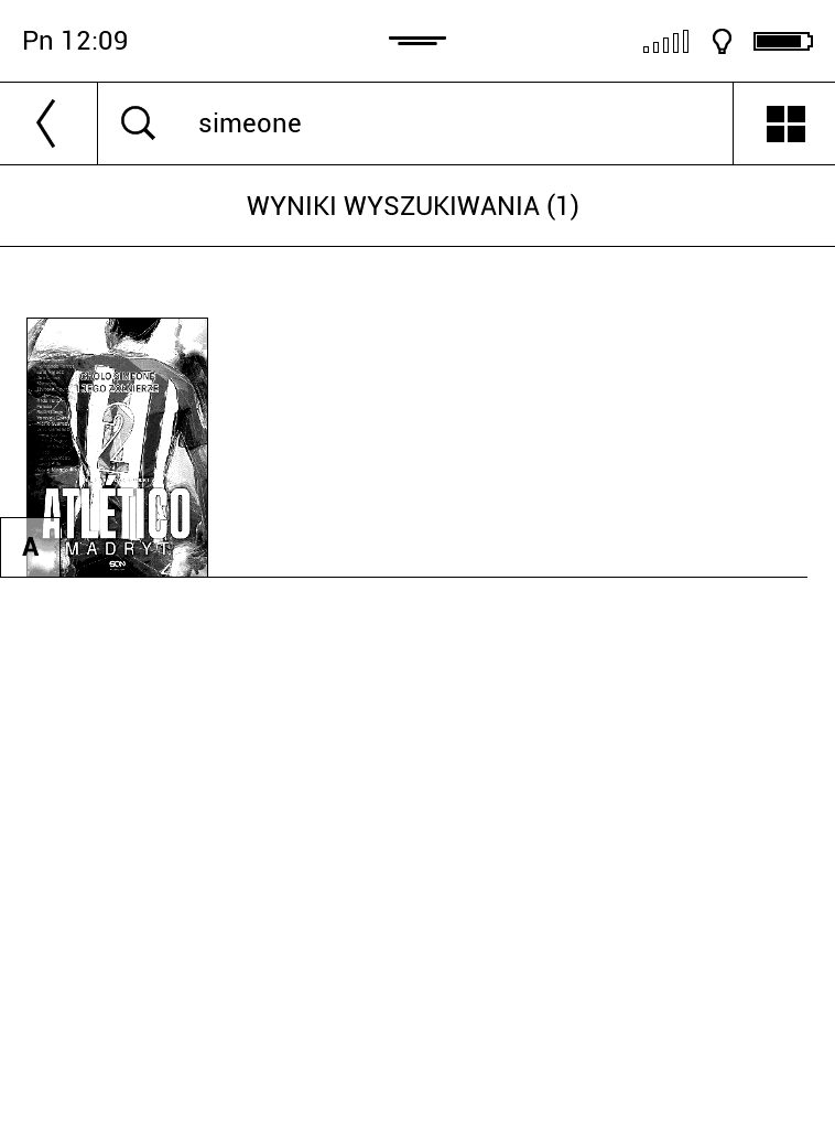 Wyniki wyszukiwania ebooków na czytniku PocketBook