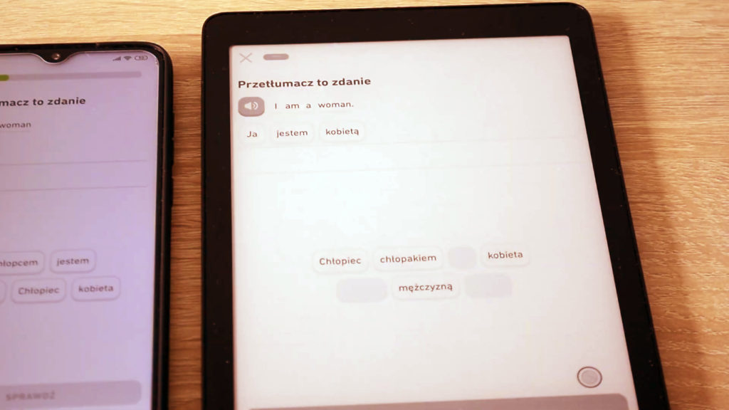 Korzystanie z aplikacji Duolingo na czytnikach Onyx Boox