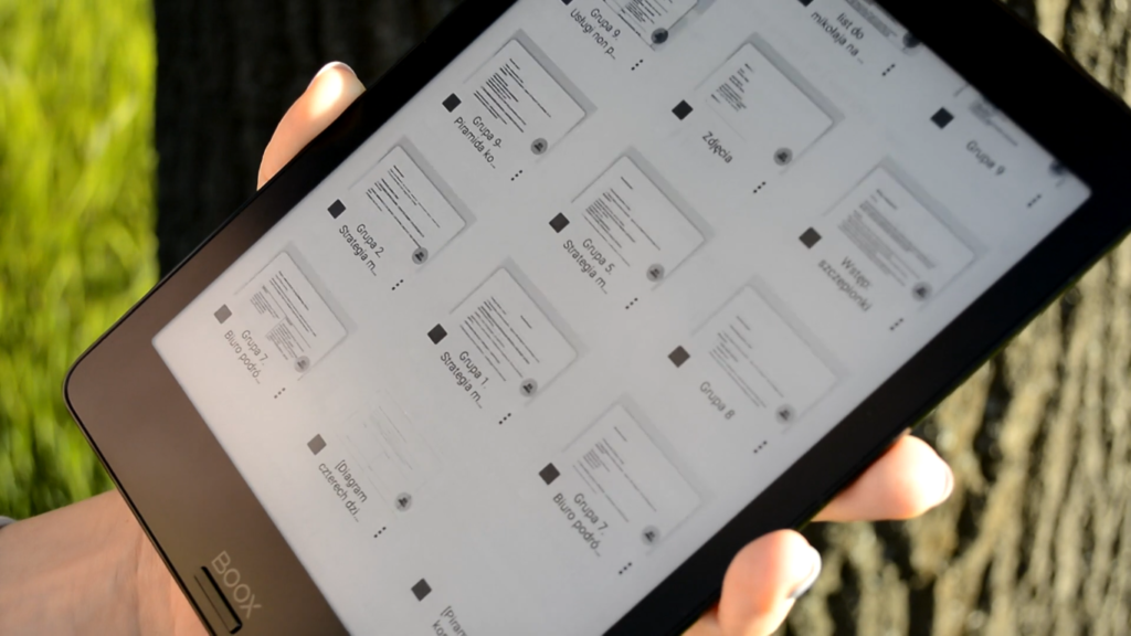 Google Docs na czytniku Onyx Boox