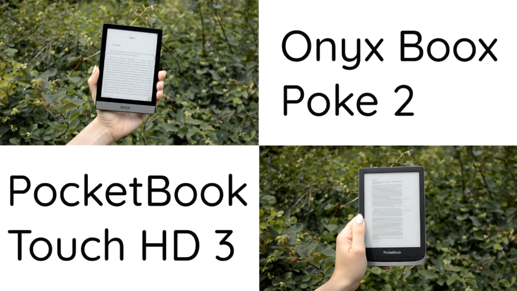 PocketBook Touch HD 3 vs Onyx Boox Poke 2 [porównanie czytników ebooków]