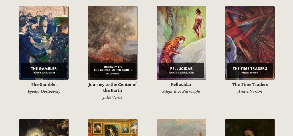 Darmowe ebooki na stronie Standard Ebooks