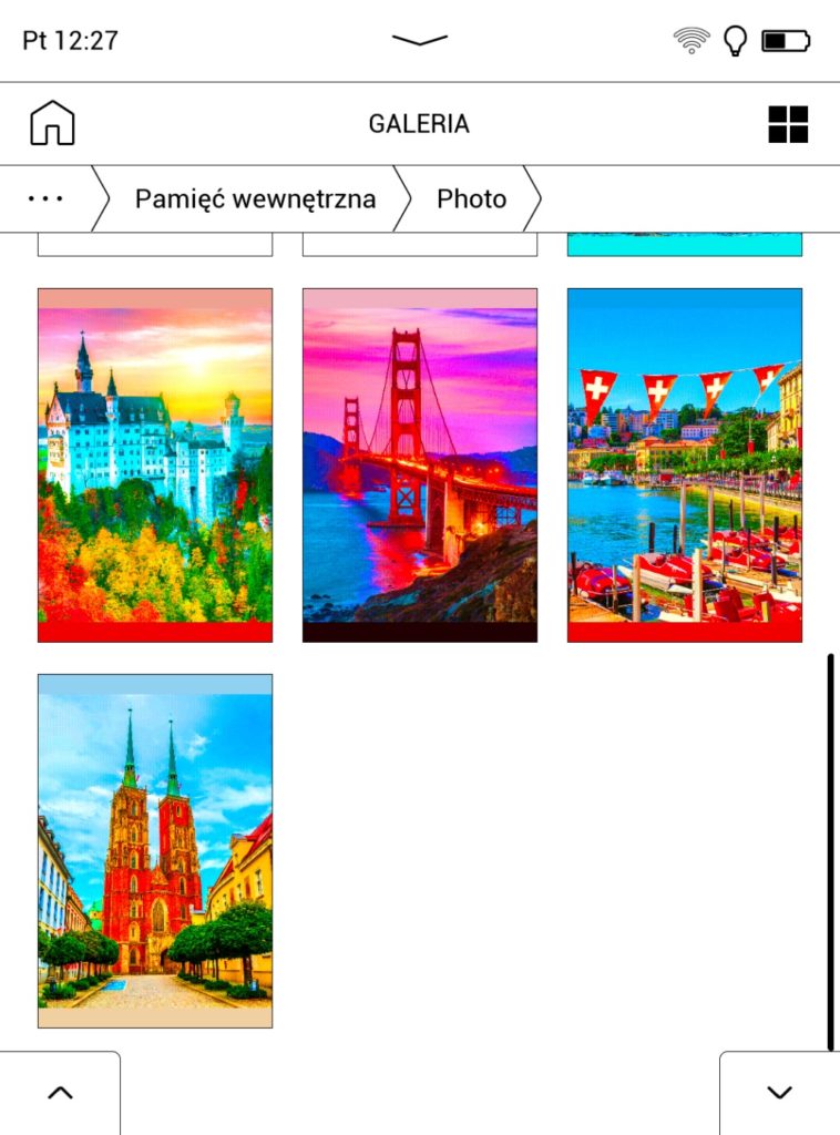 Galeria zdjęć na PocketBooku Color
