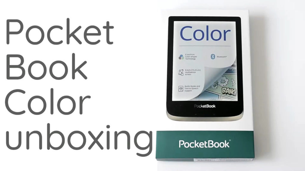 PocketBook Color unboxing