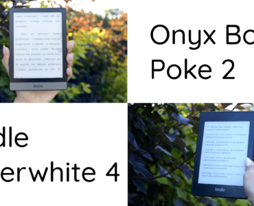 Kindle Paperwhite 4 vs Onyx Boox Poke 2 (porównanie 6-calowych czytników ebooków)