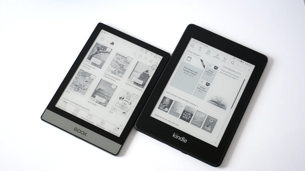 Onyx Boox Poke 2 vs Kindle Paperwhite 4