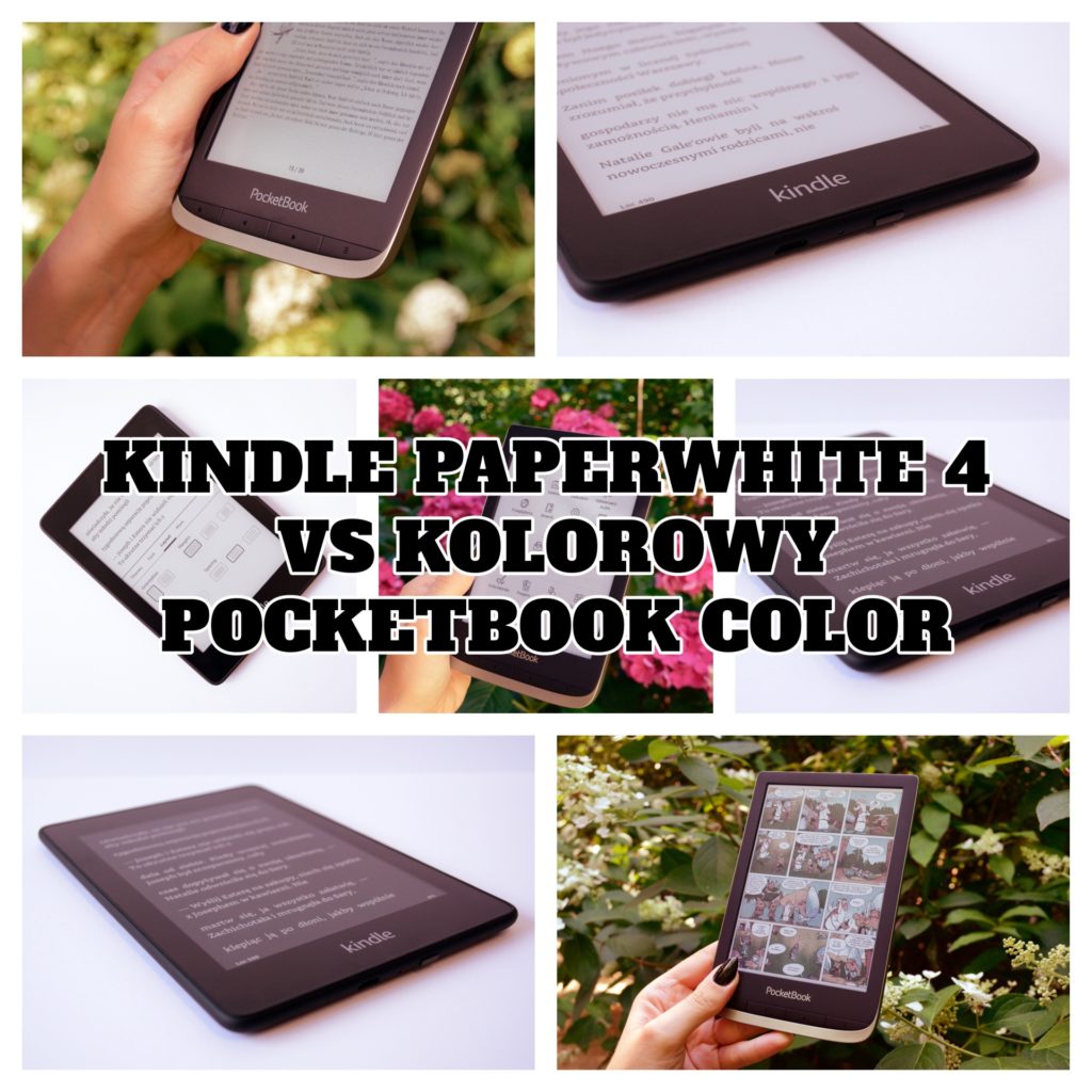 Kindle Paperwhite 4 vs kolorowy PocketBook Color