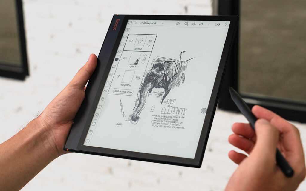 Onyx boox note air drawing offrilly