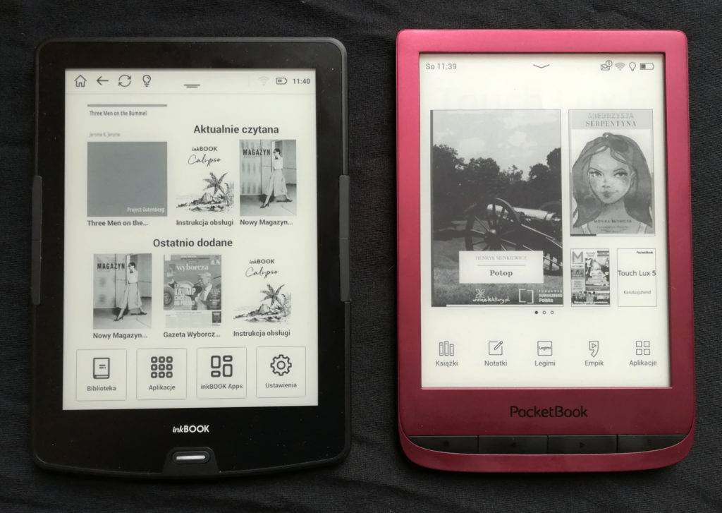 Design InkBOOKa Calypso i PocketBooka Touch Lux 5