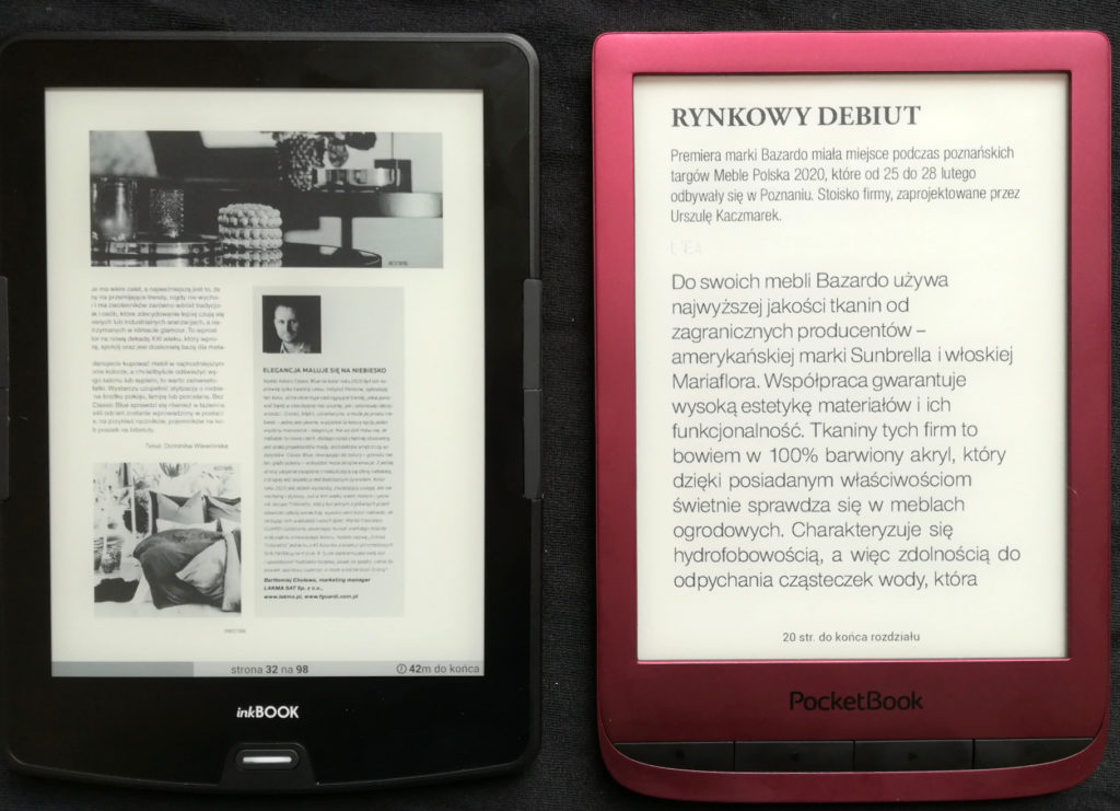 Wyświetlanie plików PDF na InkBOOKu Calypso i PocketBooku Touch Lux 5