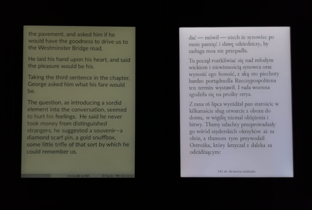 Podświetlenie ekranu na InkBOOKu Calypso i PocketBooku Touch Lux 5