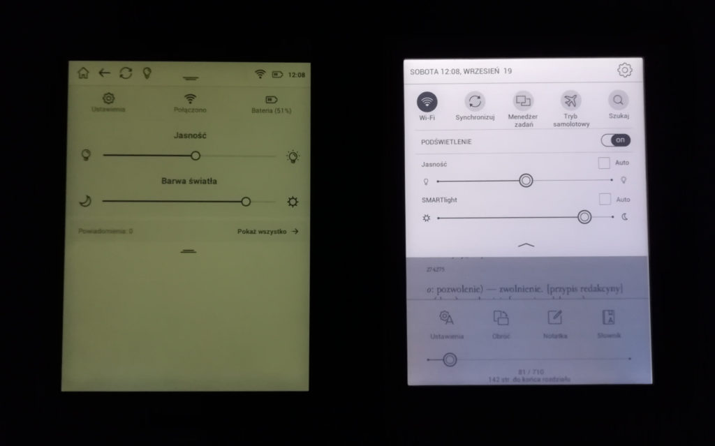 Podświetlenie ekranu InkBOOKu Calypso i PocketBooku Touch Lux 5
