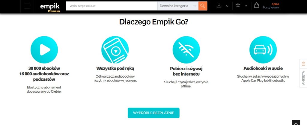 Aplikacja Empik Go