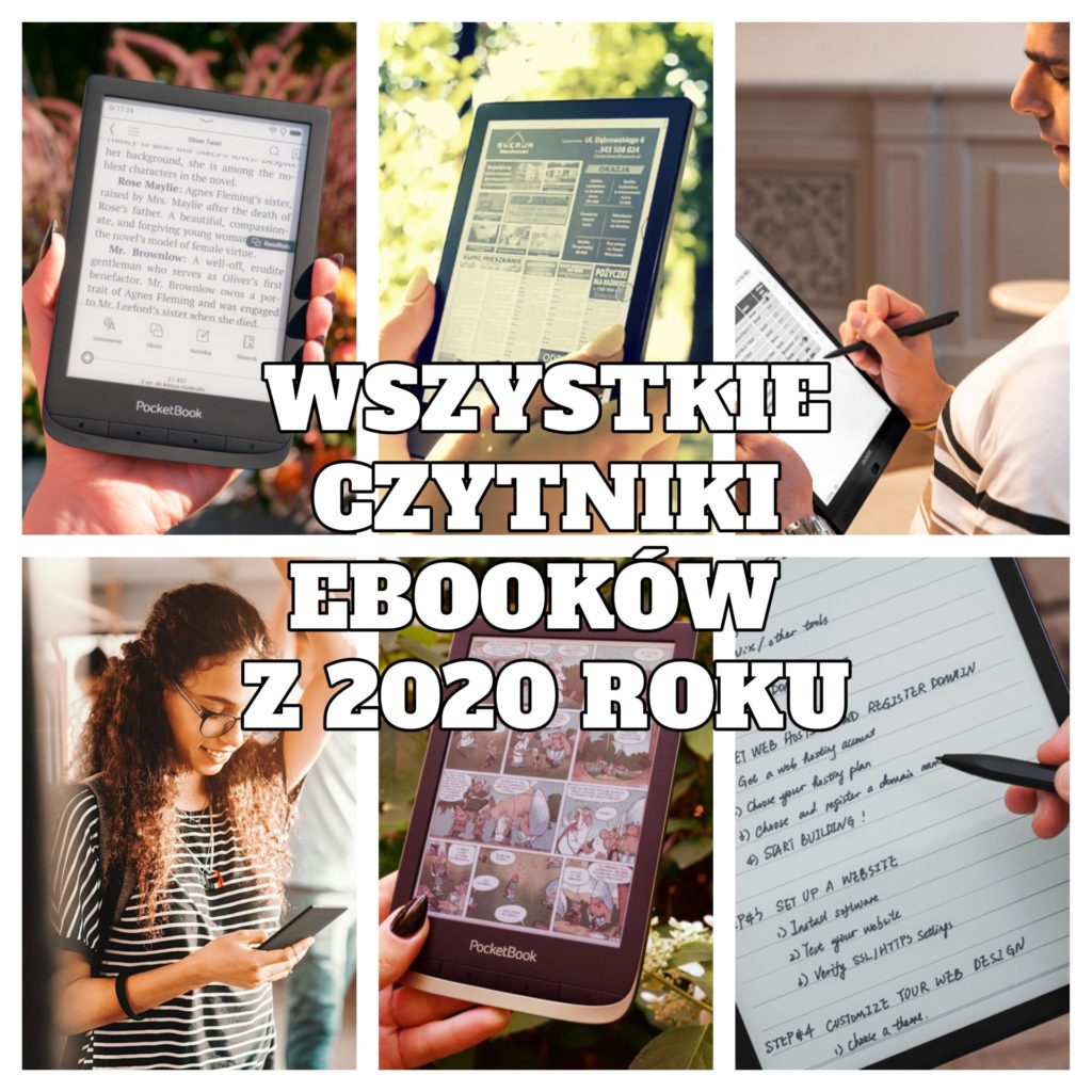 Wszystkie czytniki ebooków z 2020 roku [podsumowanie]