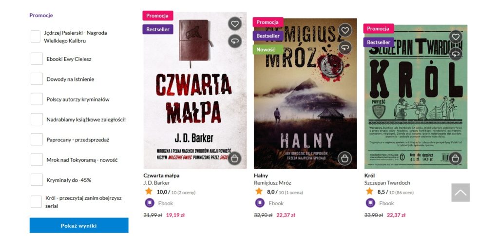 Ebooki w księgarni Woblink