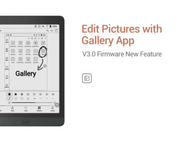 Aplikacja Galeria: nowy sposób na edycję obrazów na czytnikach Onyx Boox