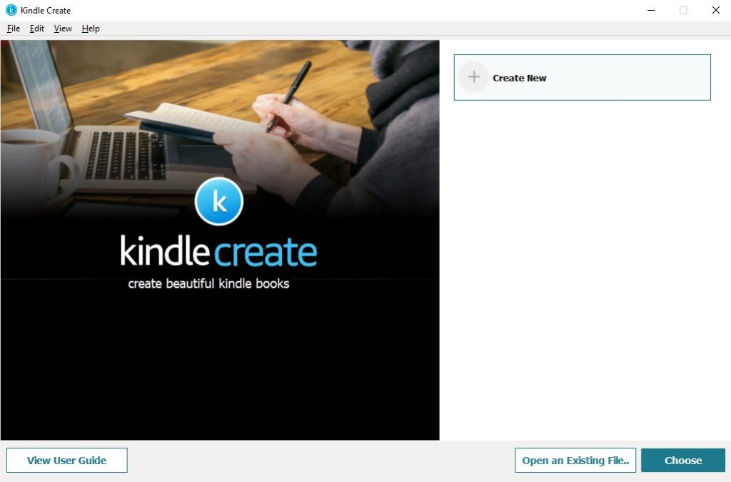 Wgrywanie pliku do programu Kindle Create