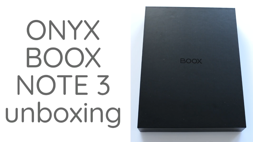 Unboxing czytnika Ony Boox Note 3