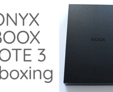 Unboxing czytnika Ony Boox Note 3