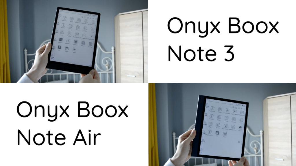 Onyx Boox Note 3 vs Onyx Boox Note Air porównanie
