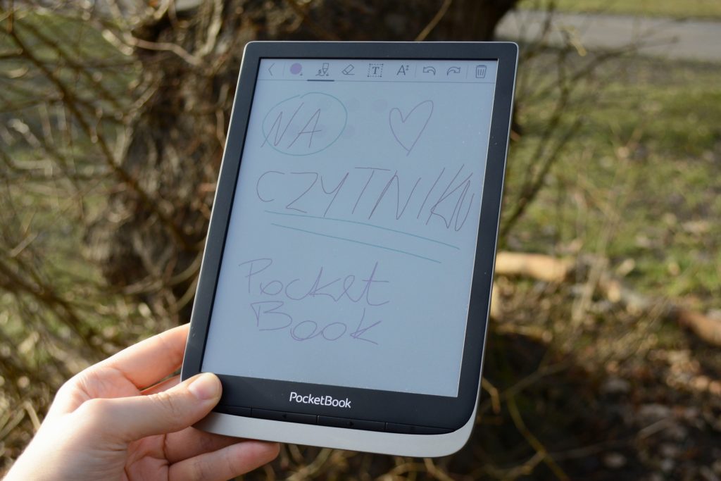 Robienie notatek na czytniku PocketBook InkPad Color