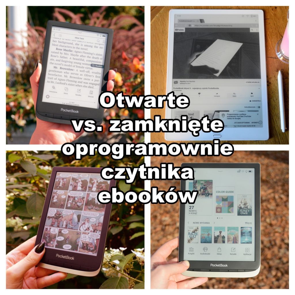 Otwarte vs. zamknięte oprogramowanie czytnika ebooków