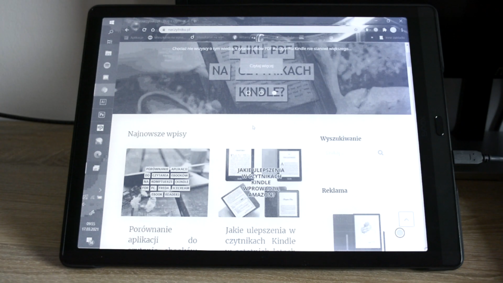 Przeglądanie Internetu na czytniku ebooków