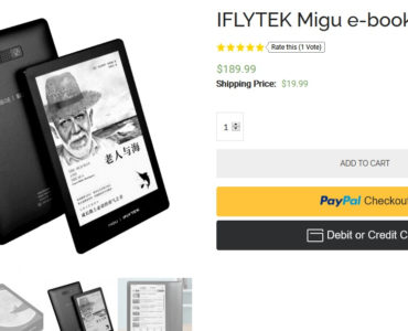 Czytnik ebooków iFlytek Migu dostępny w sprzedaży