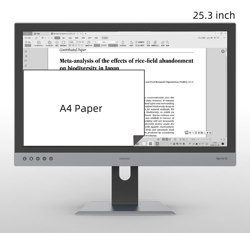 Monitor E Ink Dasung Paperlike 253