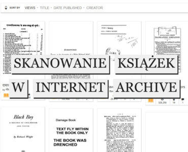 Zeskanowane książki w Internet Archive