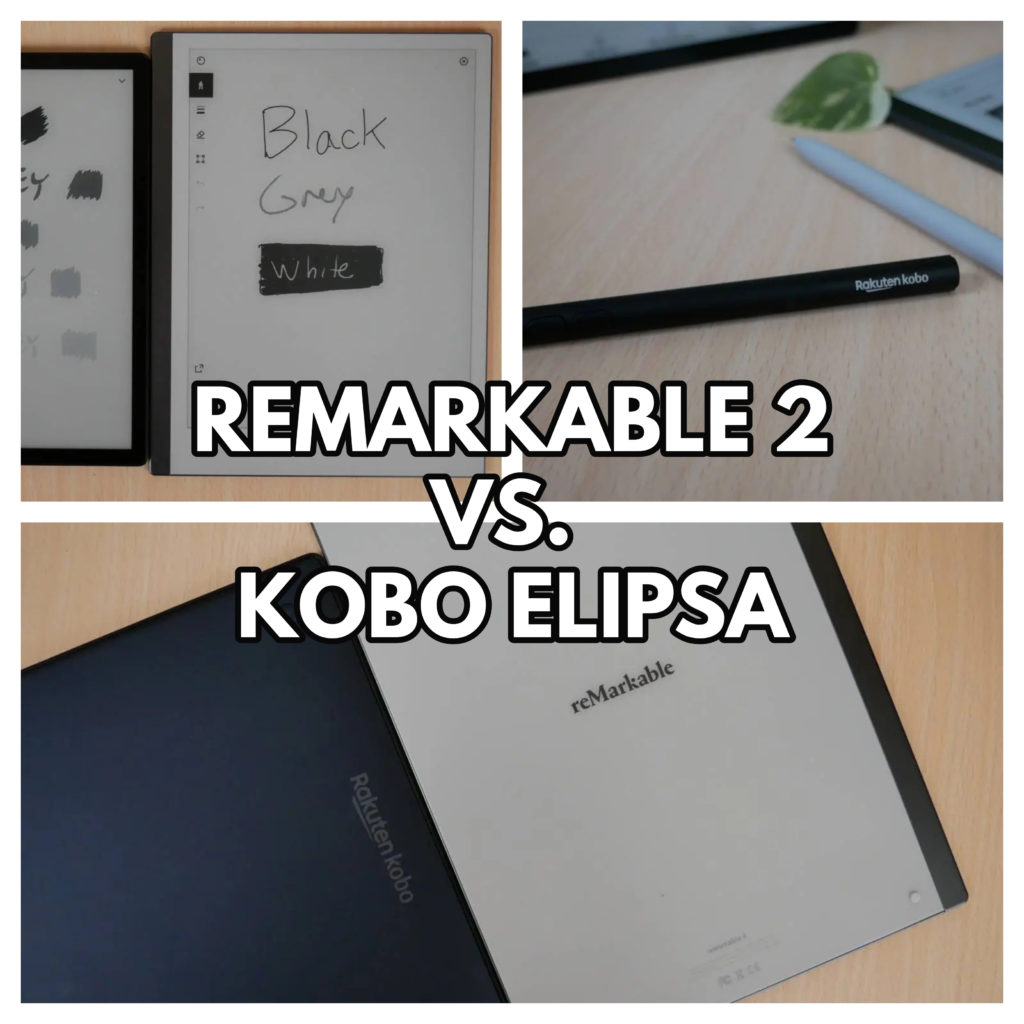Remarkable 2 vs. Kobo Elipsa [porównanie narzędzi do robienia elektronicznych notatek]