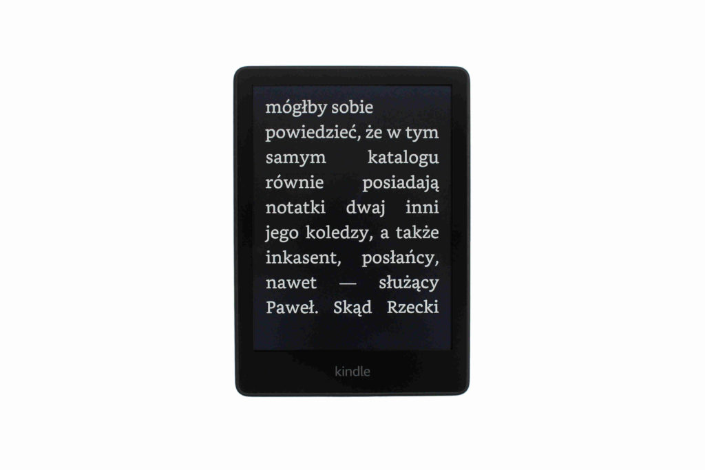 Kindle w trybie ciemnym